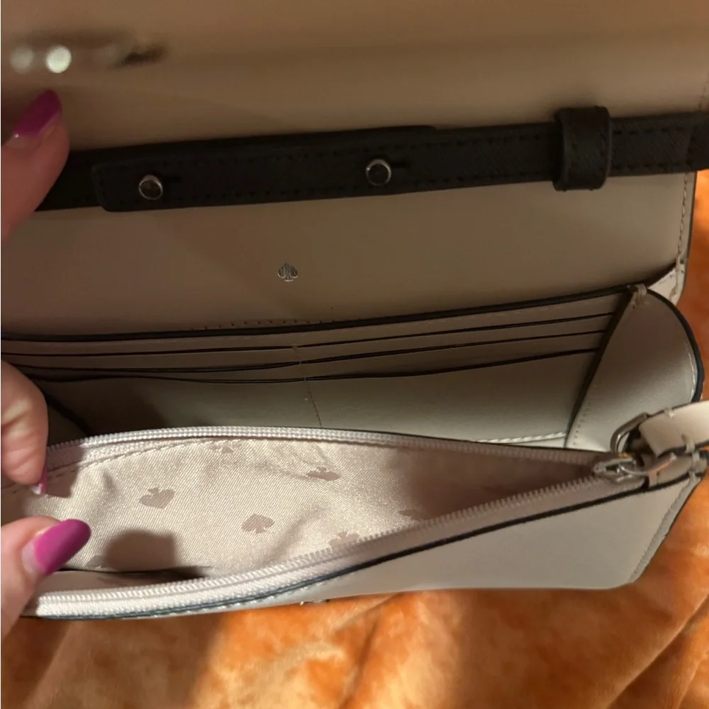 Kate Spade Tan and White Crossbody Bag - Picture 8 of 11